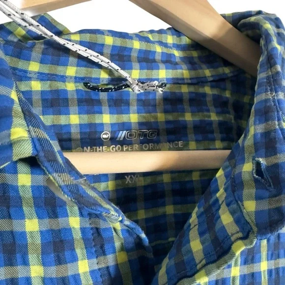 Vineyard Vines On The Go Performance Shirt Button Down Sleeve Plaid Size XXL NWT - Picture 7 of 7